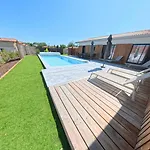 Apartamento Villa Chrisaline, 5 ch, 10-15 pers, clim, piscine chauffée, équipements premium Moliets-et-Maa